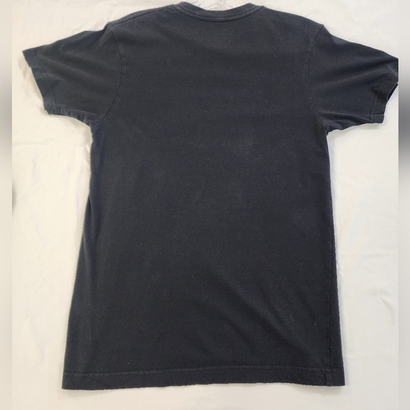 Never Broke Again Black Graphic T-Shirt with Green Cartoon Monkey Design, sz SM - Picture 7 of 7